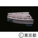 東京国際フォーラムの模型、国鉄線路側より