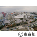 蔵前国技館、斜め前より