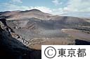 噴火後の新澪池跡