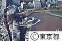 不忍池の水上音楽堂（空撮）