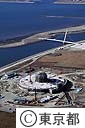 葛西臨海水族園の工事（空撮）