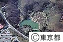 町田市の薬師池公園（空撮）