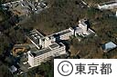 清瀬共済病院の全景（空撮）