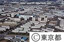 多摩ニュータウンにある、集合住宅（空撮）