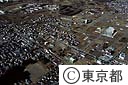 秋川駅付近（空撮）
