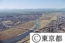工事中の立日橋（空撮）