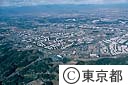 多摩ニュータウン、遠景（空撮）