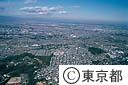 多摩市上空（空撮）