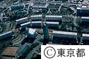 多摩ニュータウンの集合住宅（空撮）