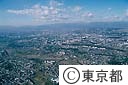 多摩市上空（空撮）