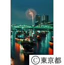 蔵前橋から見た隅田川花火大会