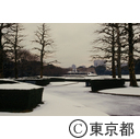 雪の日の東御苑