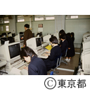 芝商業高校のコンピュータルーム