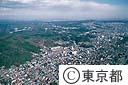 青梅市遠景（空撮）