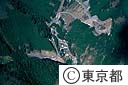 奥多摩有料道路の檜原口（空撮）