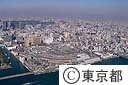 築地中央卸売市場（空撮）