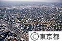 田園調布駅（空撮）