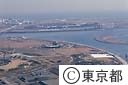 人工渚と水族園（空撮）