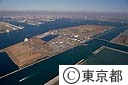 中央防波堤内側埋立地（空撮）
