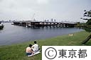 工事中の東京港連絡橋