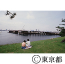 工事中の東京港連絡橋