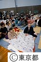 大島噴火の避難民
