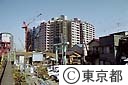 建設中の大川端リバーシティ２１