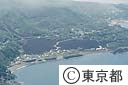 溶岩で埋まった阿古村
