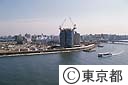 大川端住宅　前の川は隅田川
