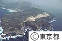 神津島空港の予定地（空撮）