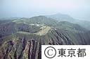 三原山頂（空撮）