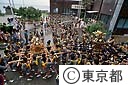 みこし祭り（村役場にて）