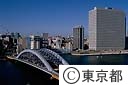 隅田川にかかる永代橋