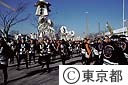 晴海埠頭で行われた東京消防出初式。