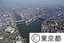 新中川と江戸川の合流点