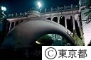 音無橋のライトアップ