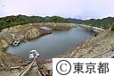 渇水の矢木沢ダム