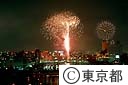 隅田川花火大会（両国パールホテル屋上より）