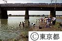 和泉多摩川で遊ぶ子供達