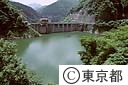 渇水の薗原ダム