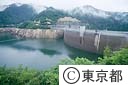 渇水の矢木沢ダム