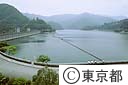 満水の奥多摩湖