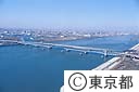 荒川湾岸橋（空撮）