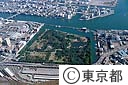 浜離宮庭園（空撮）