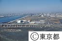 荒川湾岸橋（空撮）