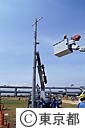 防災訓練（電柱を建て直す）