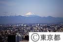 都庁舎から富士山
