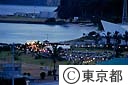 父島の返還１９年祭の会場