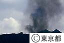 三原山の山頂噴火