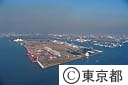 東京テレポート予定地（空撮）